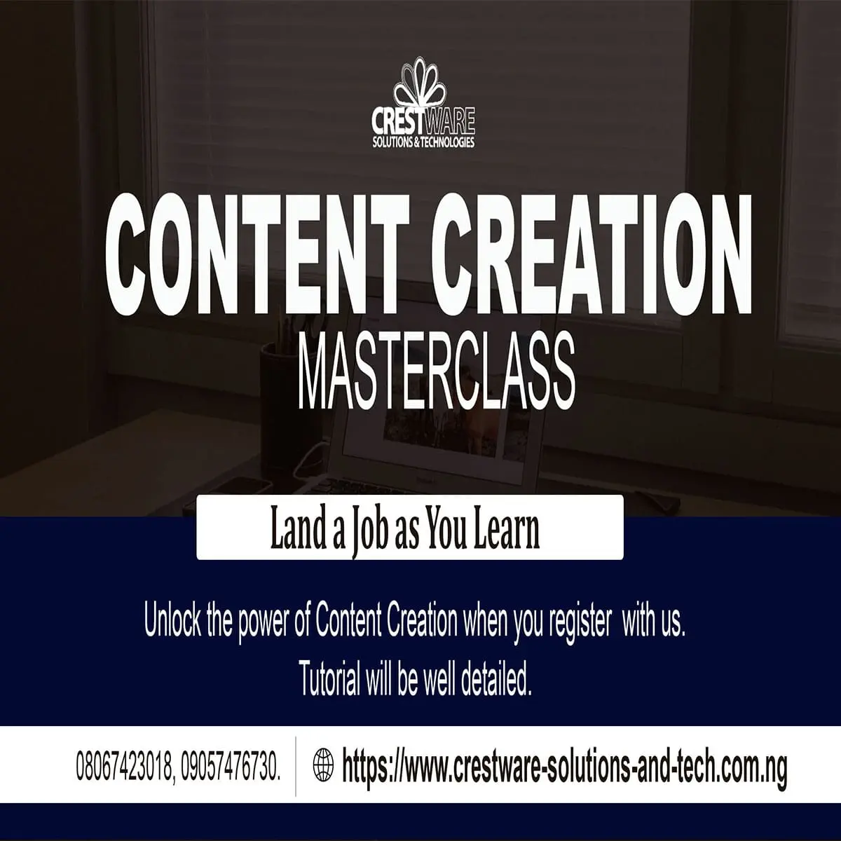 Starting New content creation Class | Ajangbadi, Lagos State